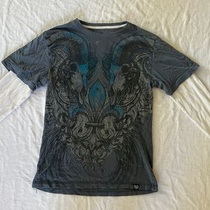 Men’s Small SINISTER BRAND Long-sleeve sweater shirt.